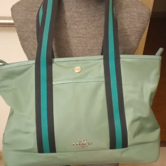 Coach Handbags - Coach Ellis Tote in  Teal & Blue Zip Tote / Bag